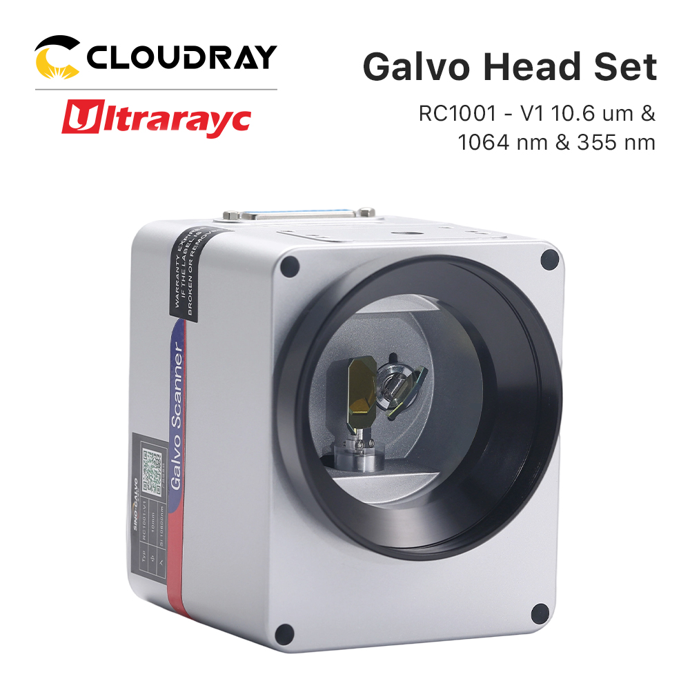 Galvo Scan Head - Ultrarayc RC1001-V1 Scanning Galvo Head Set