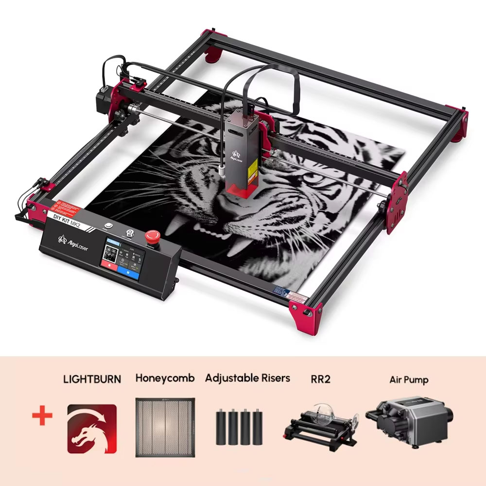 Industrial Laser Etching Machine - Algolaser DIY KIT MK2 40*43cm CNC