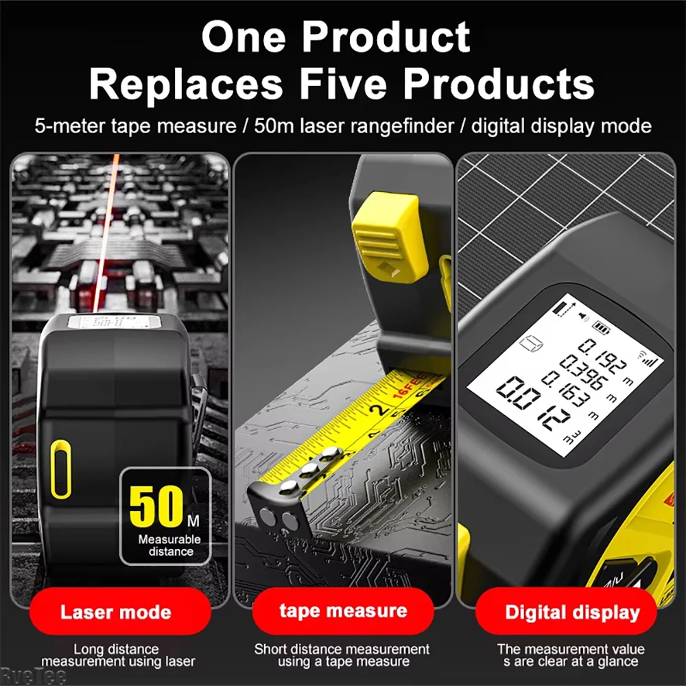 USB Charging Laser 5M Tape Mea - Industrial Laser Distance Sensor ulasan dan harga