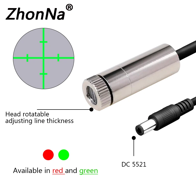 520nm Green Laser Module Cross - Industrial Laser Alignment Equipment ulasan dan harga