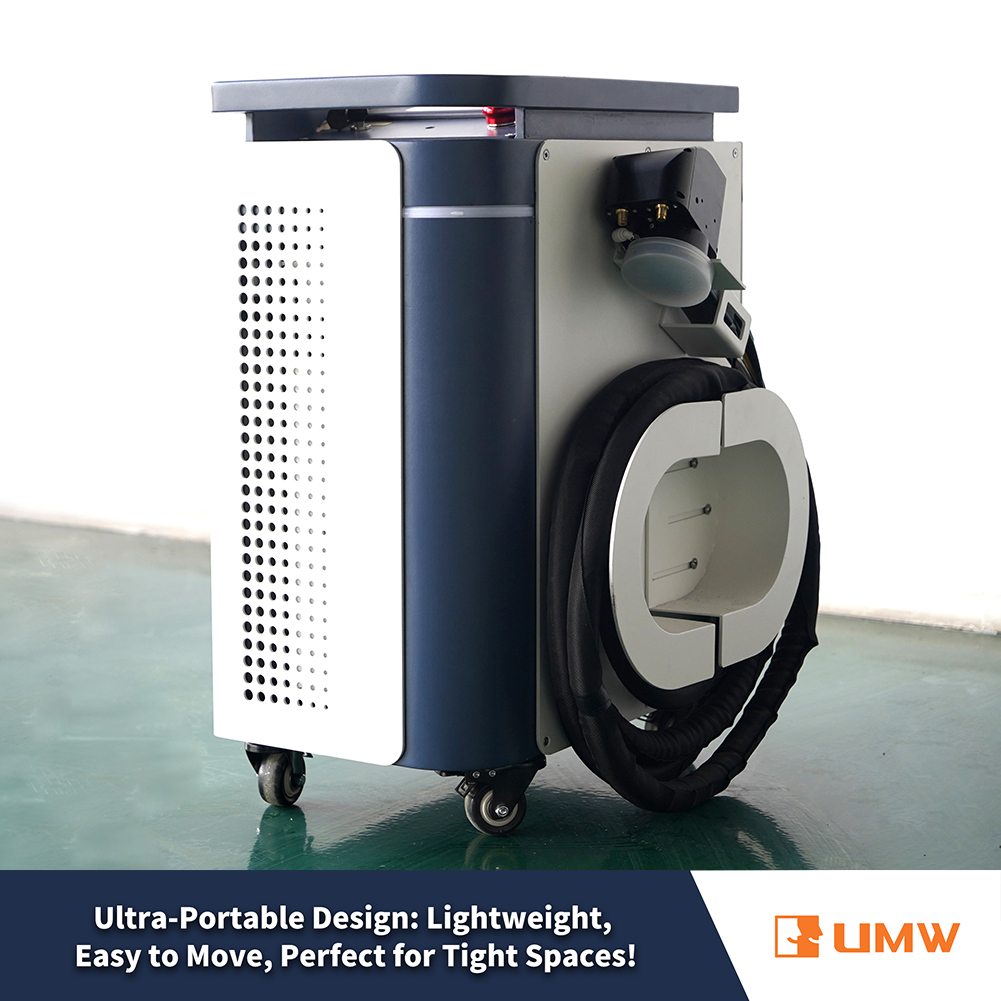UMW Air-Cooled Pulsed Laser Cl - Industrial Laser Cleaning Equipment ulasan dan harga