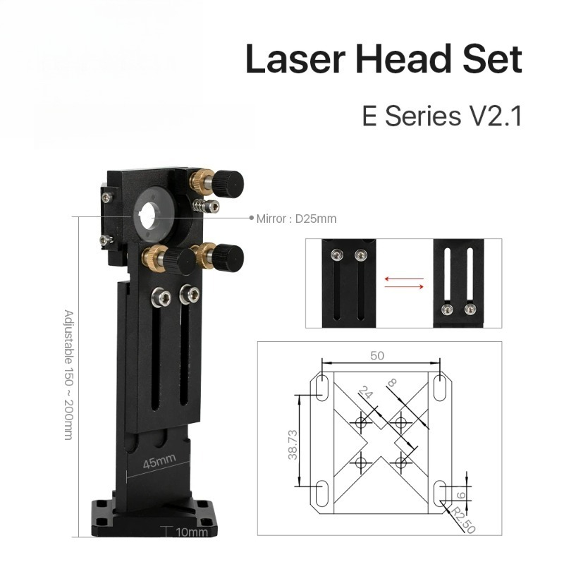 Cloudray E Series CO2 Head Set - Co2 Laser Mirror ulasan dan harga