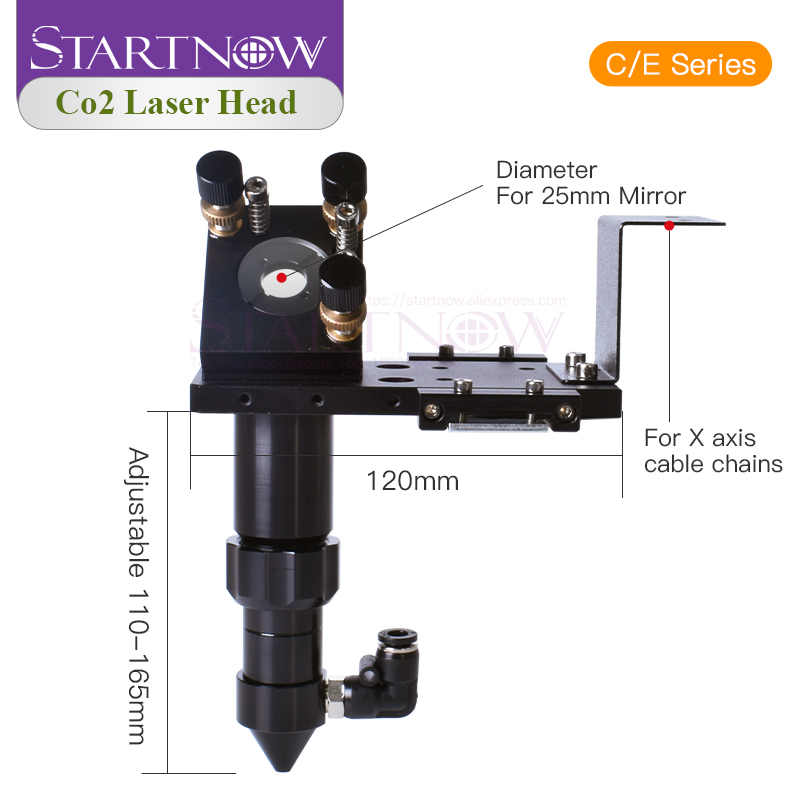 Startnow CO2 Laser Head Set Le - Co2 Laser Mirror ulasan dan harga