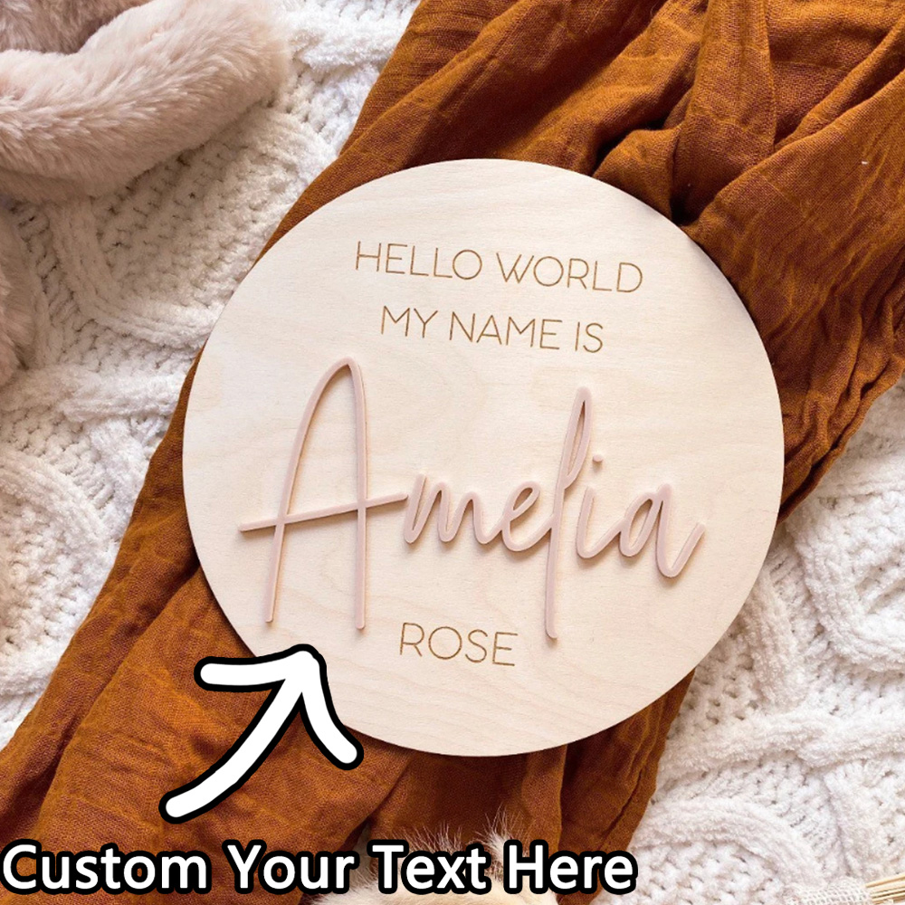Personalised Wooden Hello Worl - Industrial Laser Marker ulasan dan harga