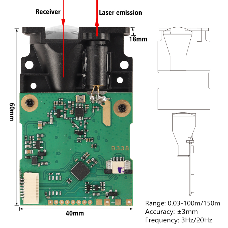 20Hz Class II Industrial Autom - Industrial Laser Distance Sensor ulasan dan harga