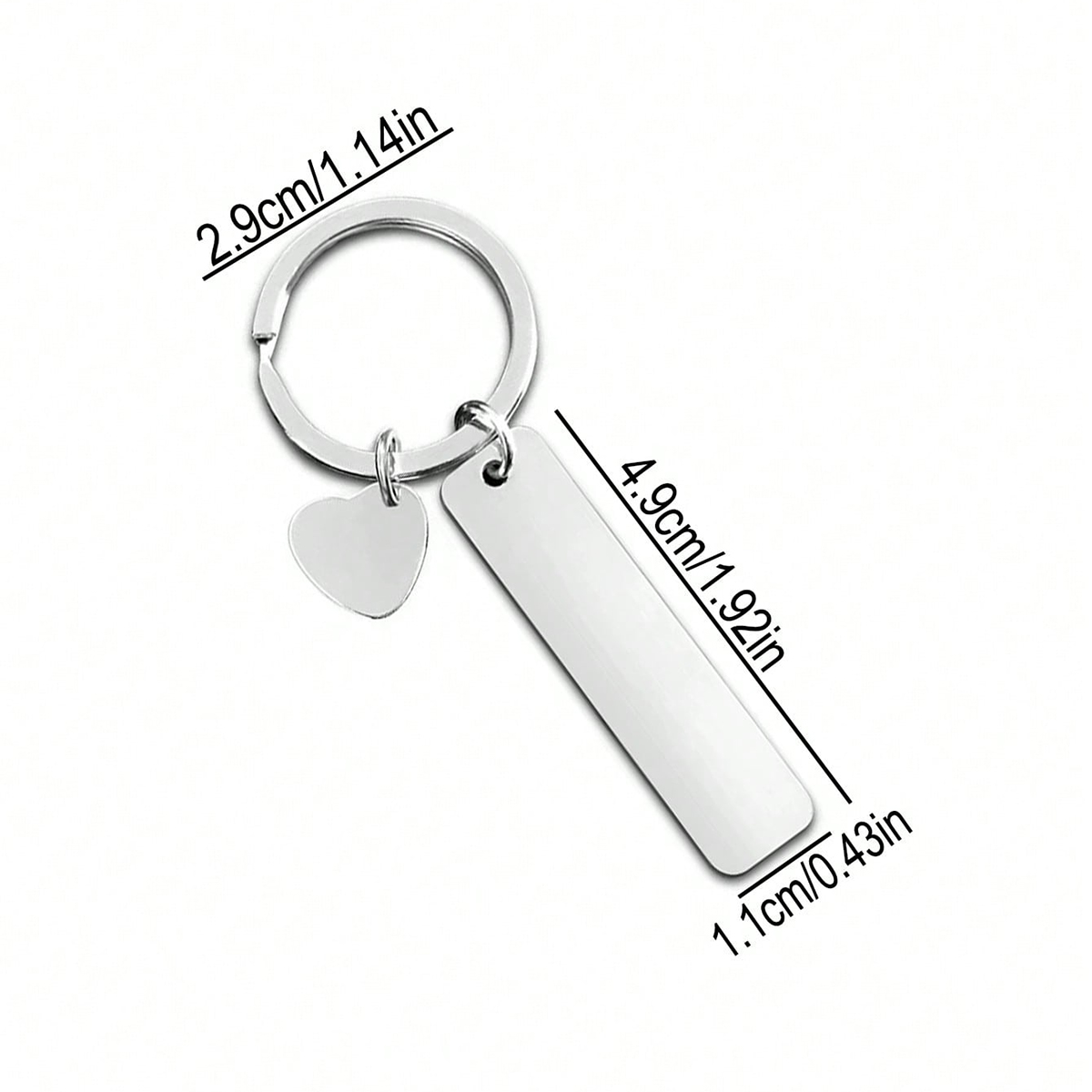 Custom Text Keychain Personali - Industrial Laser Marker ulasan dan harga