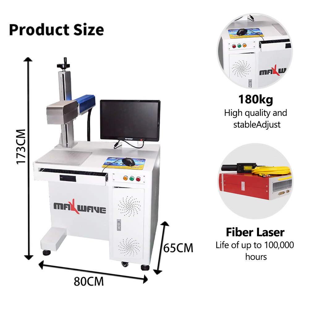Maxwave 100W 3D Laser Marking  - Industrial Laser Marking Machine ulasan dan harga