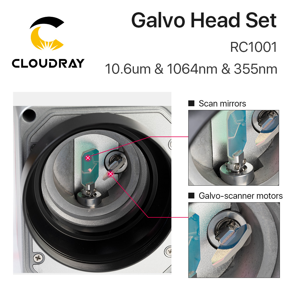 Cloudray RC1001 Fiber Laser Sc - Galvo Scan Head ulasan dan harga