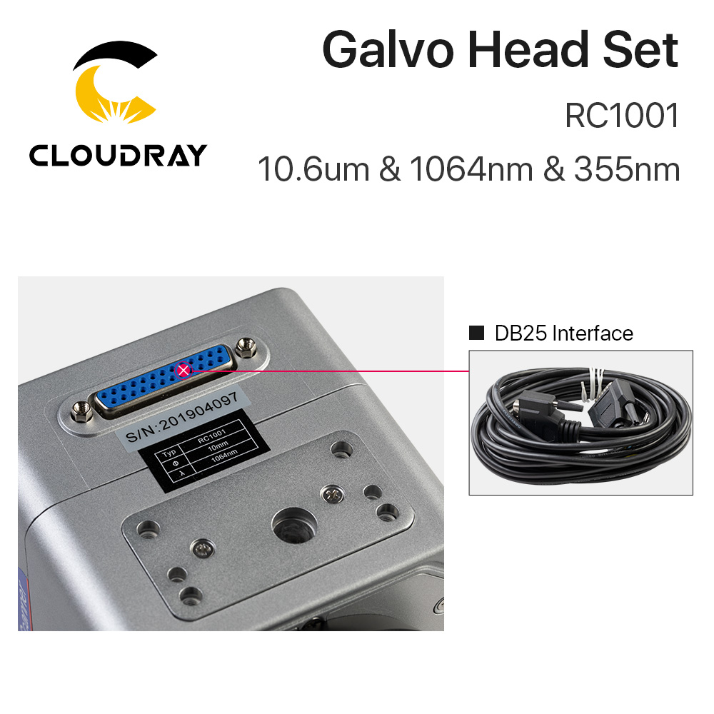 Cloudray RC1001 Fiber Laser Sc - Galvo Scan Head ulasan dan harga