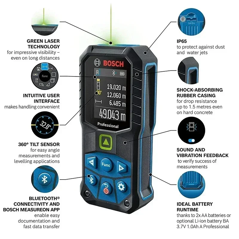 BOSCH GLM 50-27 CG Laser Range - Industrial Laser Drill ulasan dan harga