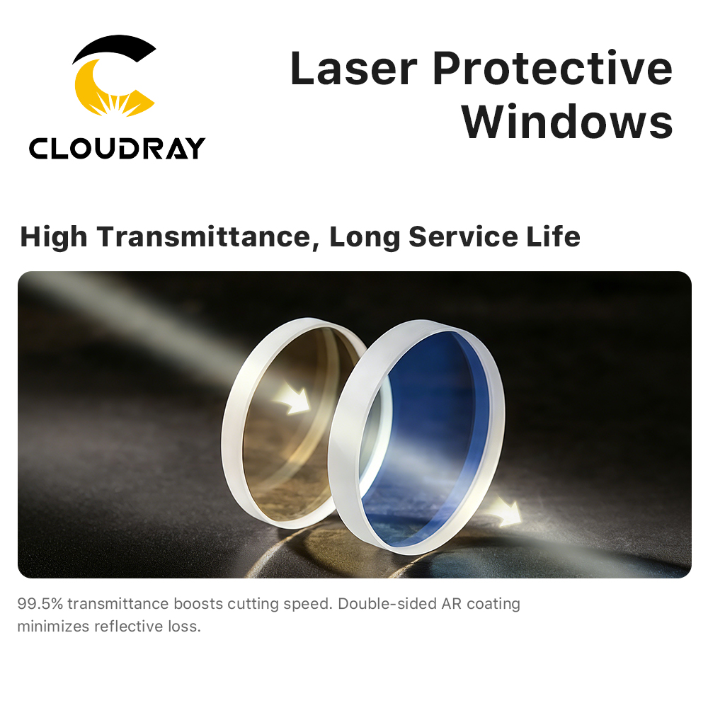 Cloudray 10PCS Protective Wind - Co2 Laser Mirror ulasan dan harga