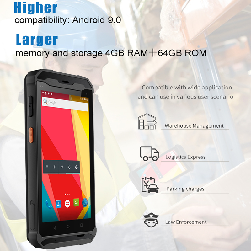 RUGLINE 5.5 inch Android PDA 4 - Industrial Laser Scanner ulasan dan harga
