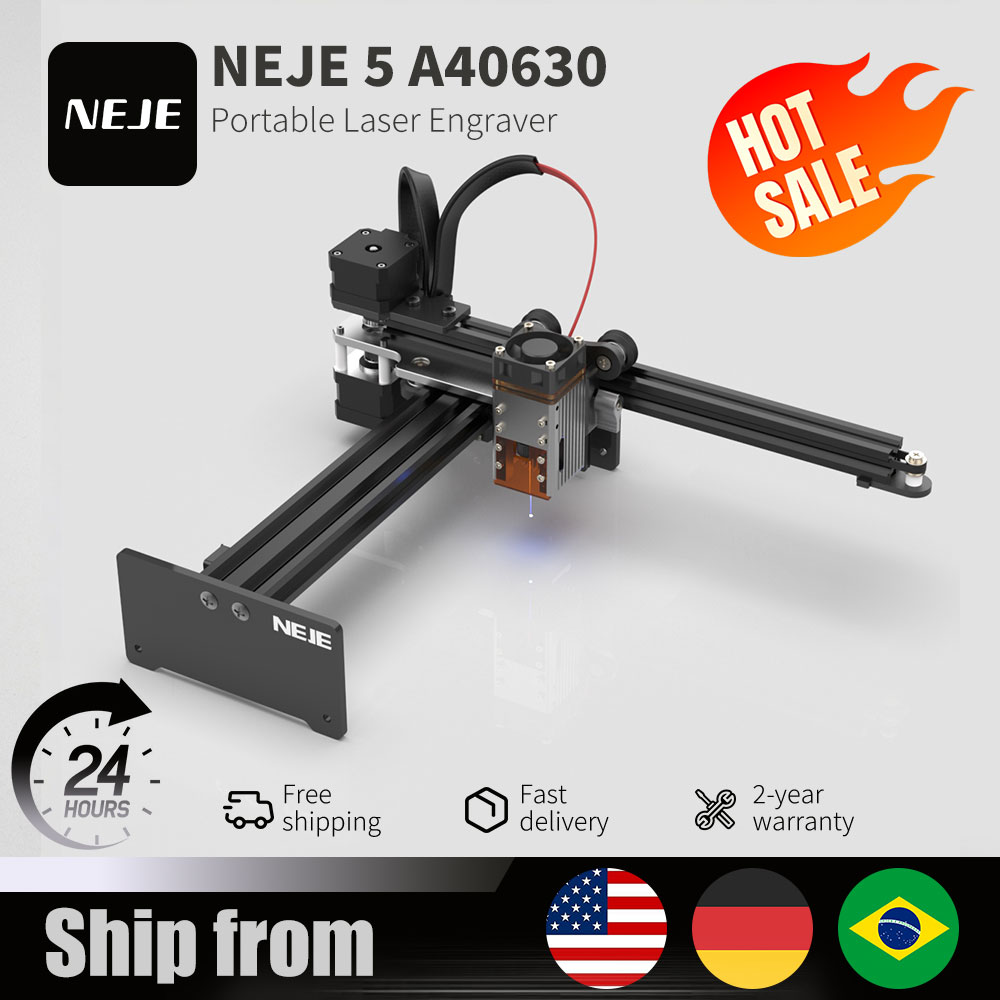 NEJE 5 A40630 20W Portable Sma - Industrial Laser Etching Machine ulasan dan harga