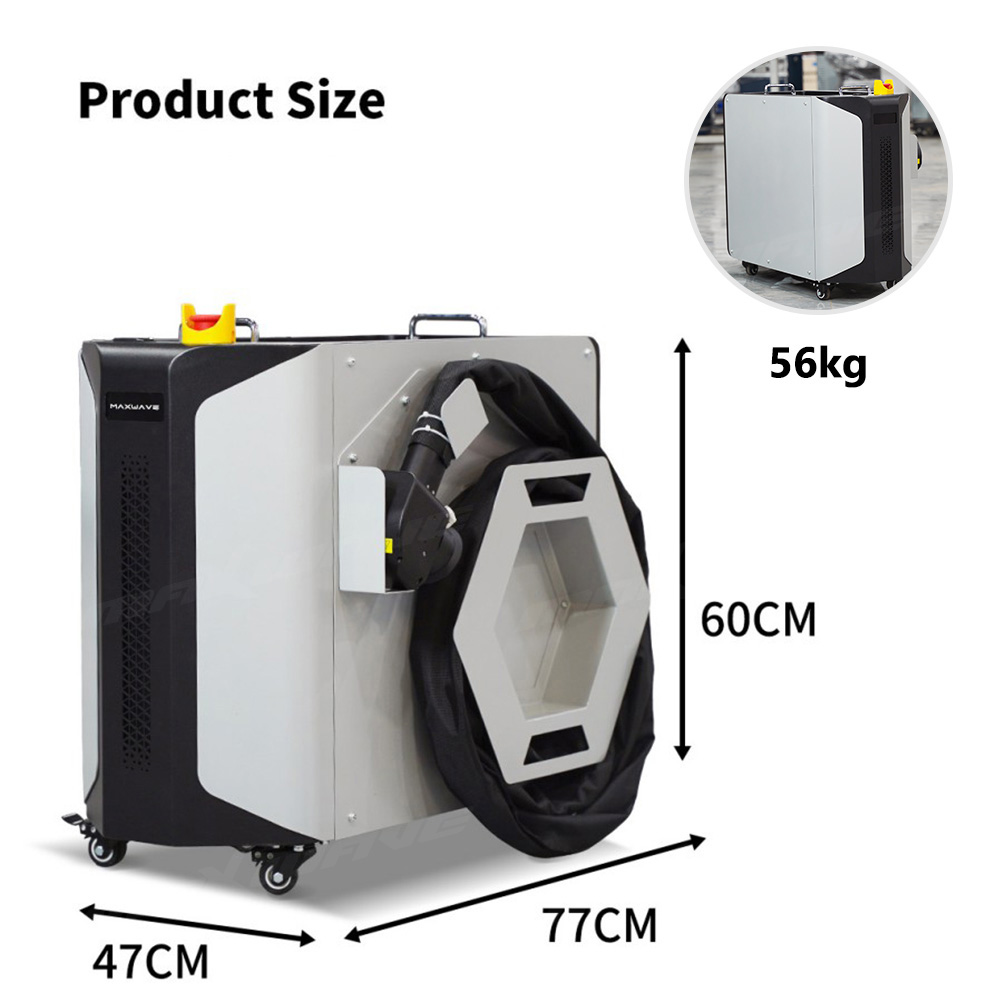 Maxwave 300W Laser Cleaner Por - Industrial Laser Cleaning Equipment ulasan dan harga
